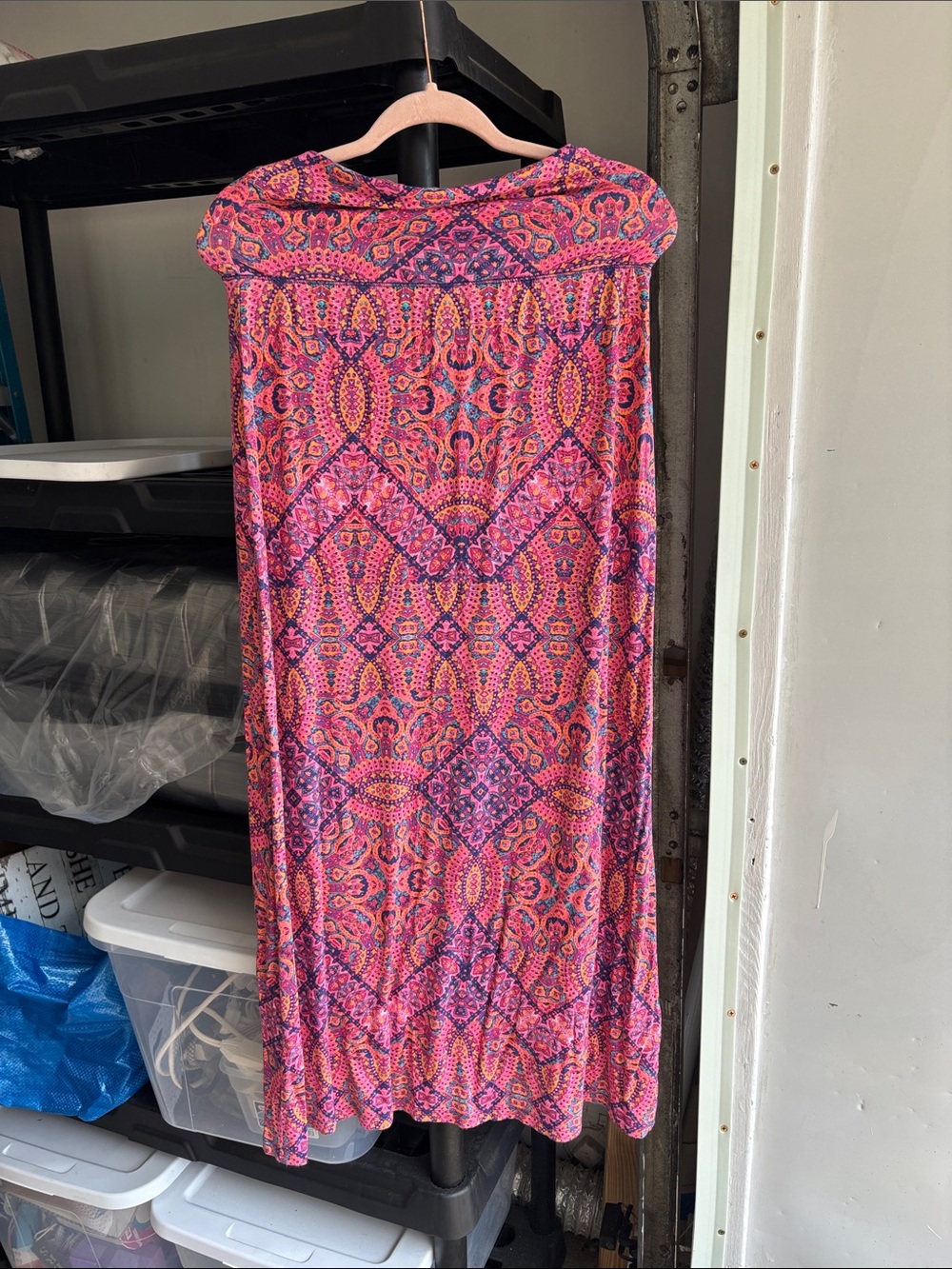 Cynthia Rowley Pink & Purple Printed Maxi Skirt
